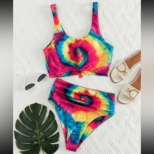 SHEIN Tie dye Bikini